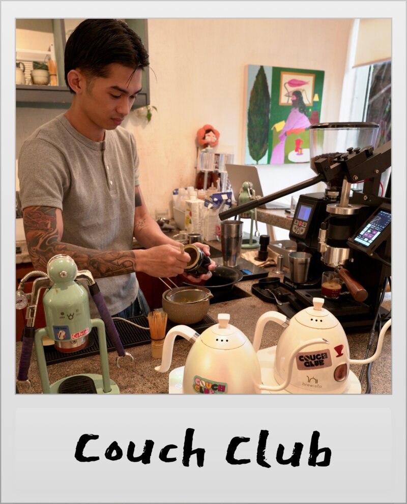 Couch Club barista at work
