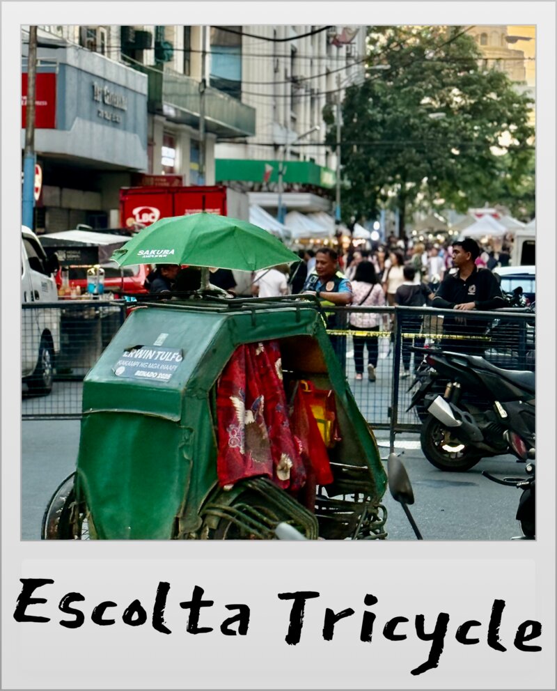 Tricycle in Escolta - Polaroid