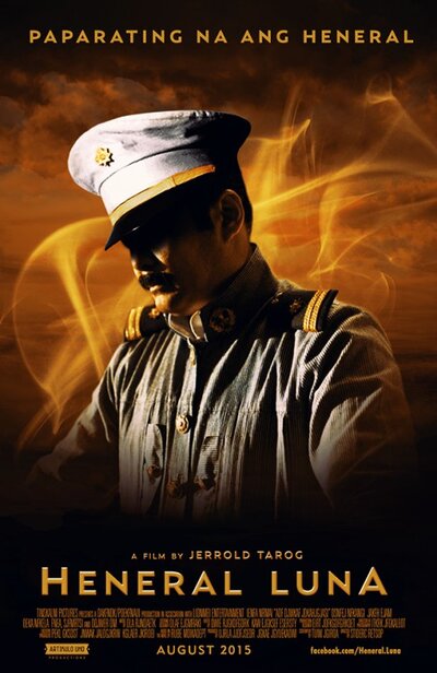 Heneral Luna 2015 movie poster - Philippine historical epic filmed in Intramuros