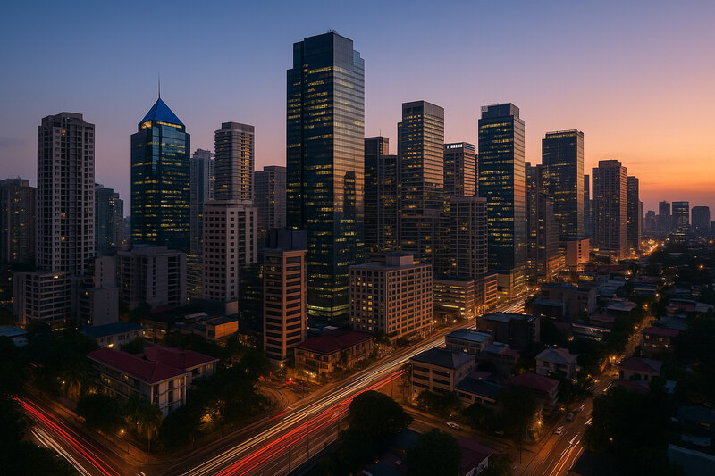 Ortigas Center skyline with office buildings