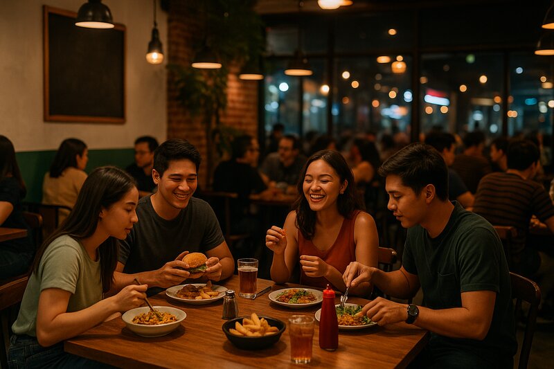 Dining venue at South Triangle