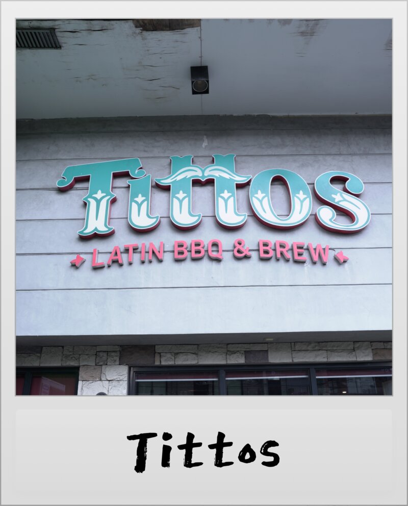 Tittos signage