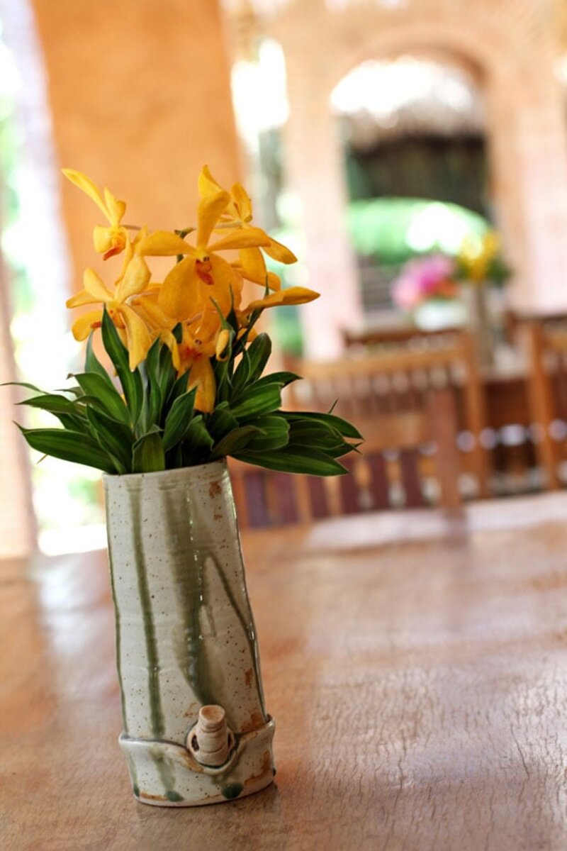 Handcrafted ceramic pottery pieces by Master Potter Ugu Bigyan showcasing traditional Filipino-inspired design